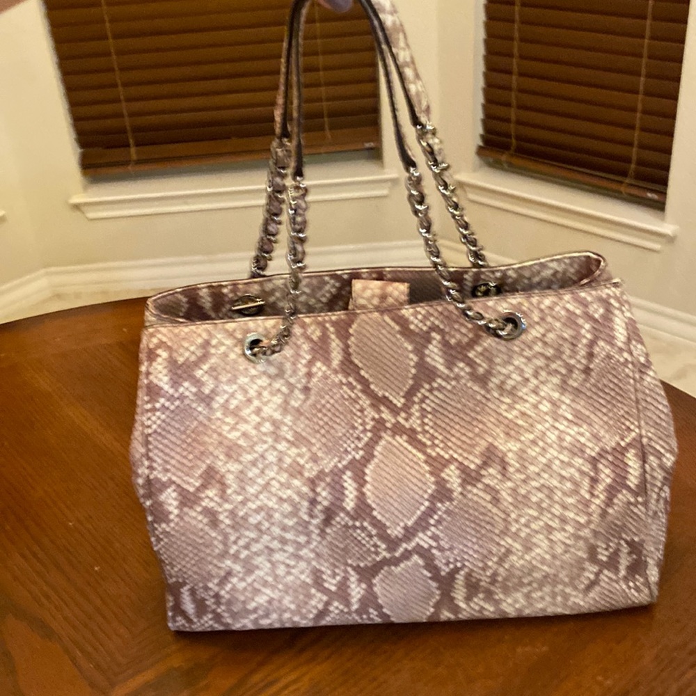 Michael Kors snake tote purse bag hobo Riley